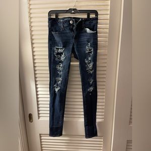 Ripped American Eagle Skinny Jeans